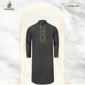 Doby Cotton Embroidery Green