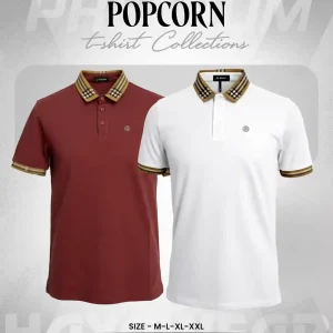 PL004 Red & White 2pcs Popcorn Combo