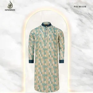 Digital Print Border Green