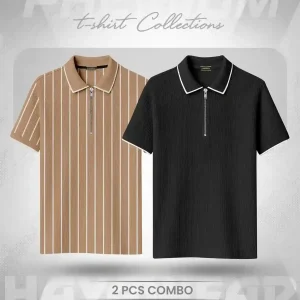 PL003 Black & Brown 2pcs Waffle Combo