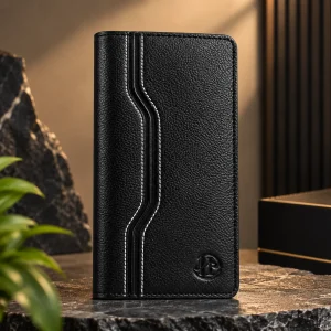 Compact Long Wallet Black